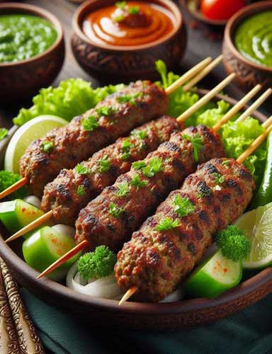 Lamb Seekh Kebab