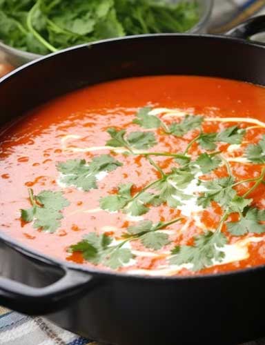 Tomato Coconut Soup